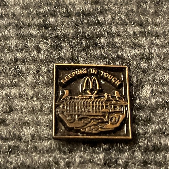 McDonald's Other - Vintage McDonald's Restaurant "Keeping‎ In Touch" Employee Lapel Hat Pin